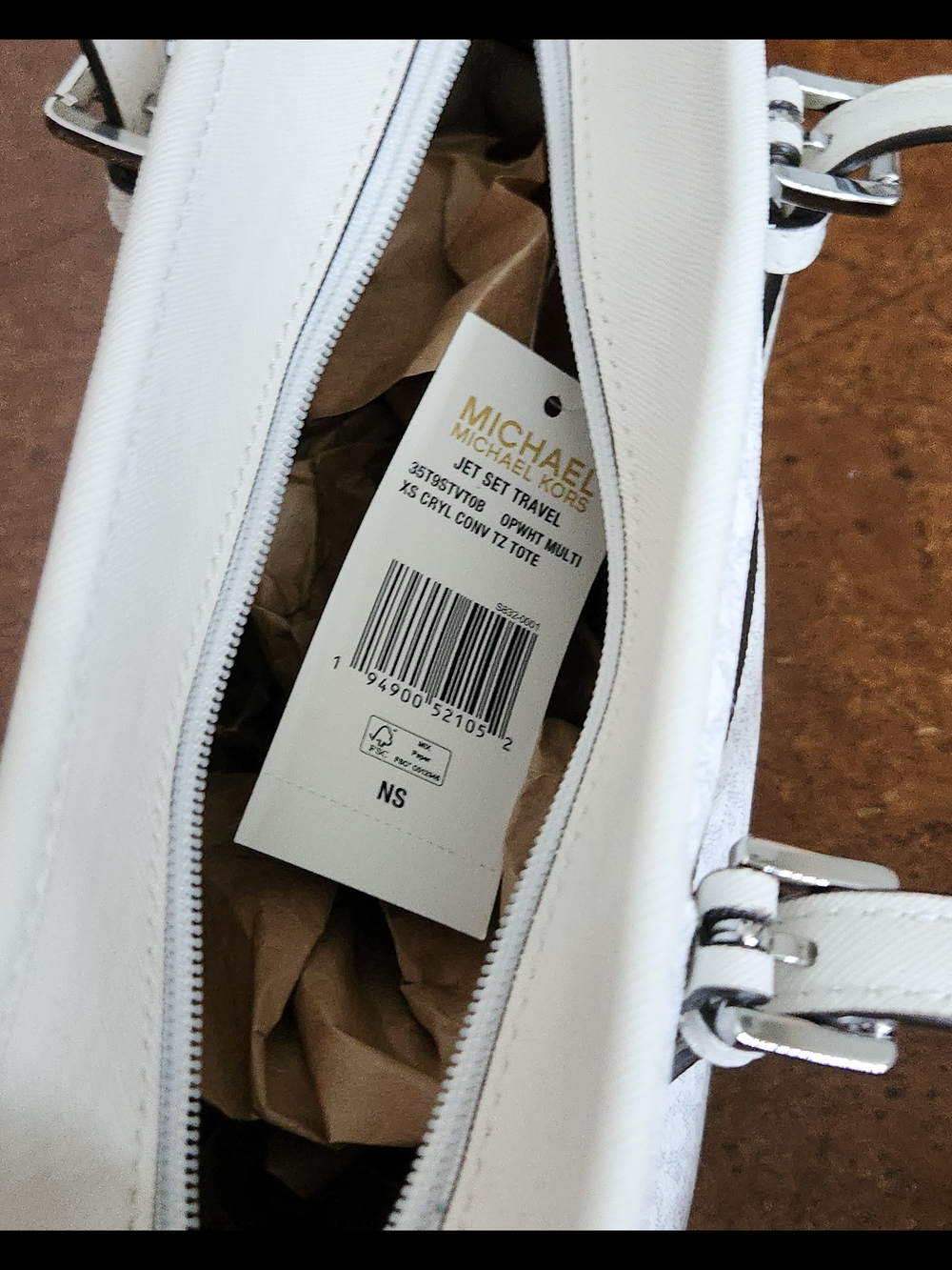 Michael Kors Jet Set Travel Extra-Small Logo Top-Zip Tote bag - Picture 5 of 7